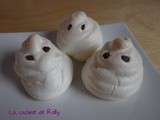 Meringues fantôme pour Halloween