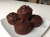 Muffins au chocolat et pépites chunks