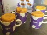 Mugs cake banane chocolat Milka