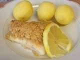 Poisson et son crumble au citron