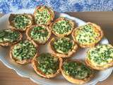 Quiche petits pois, cœur d'artichaut et citron