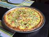 Quiche saumon poireaux