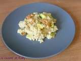 Risotto aux crevettes et courgettes