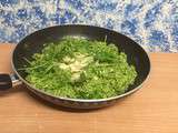 Risotto verde au pesto de roquette et parmesan