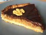 Tarte aux noix et chocolat