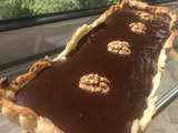 Tarte chocolat noix