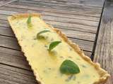 Tarte citron basilic