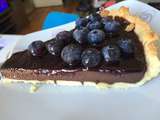 Tarte ultra black chocolat myrtille