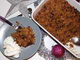 Crumble de Noël au pain d’épices