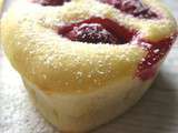 Bouchons ricotta framboises