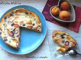 Clafoutis cerises abricots coco