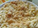 Crumble poires citron