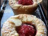 Gâteaux tendres aux framboises