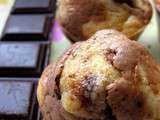 Petits gâteaux marbrés aux pépites de chocolat