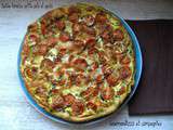 Quiche tomates petits pois et pesto