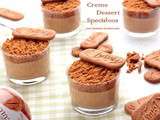 Creme dessert au speculoos