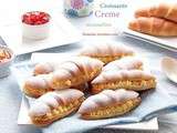 Croissants a la creme mousseline