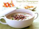 Delicieuse soupe aux champignons