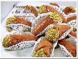 Gateau algerien delicieux,gateau algerien les cornets