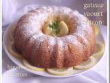 Gateau yaourt citron