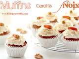 Muffins aux carottes et aux noix