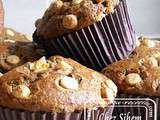 Muffins banane cafe et chocolat