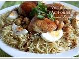 Plat algerien / vermicelle au poulet