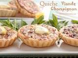 Quiche a la viande hachée