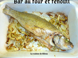 Bar au four et fenouil