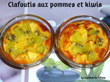 Clafoutis aux pommes et kiwis