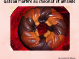 Couronne marbré au chocolat et amande