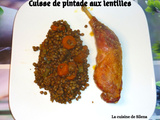 Cuisses de pintade aux lentilles