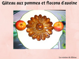 Gâteau aux pommes et flocons d'avoine