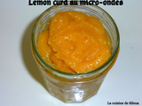 Lemon curd au micro-ondes