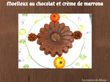 Moelleux au chocolat et crème de marrons