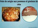 Pain de seigle aux pommes et graines de chia