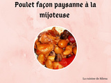 Poulet façon paysanne à la mijoteuse