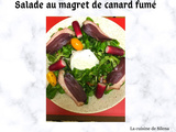 Salade au magret de canard fumé