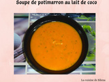 Soupe de potimarron au lait de coco