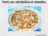 Tarte aux mirabelles et amandes