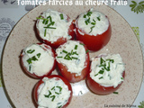 Tomates farcies au chèvre frais