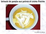 Velouté de panais aux poires et crème fraîche