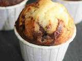 Muffin marbre chocolat citron