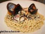 Spaghetti frises aux fruits de mer