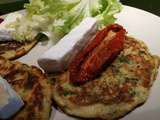 Galettes de courgette au brie