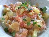 Salade de crevettes à l’ananas