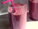 Smoothie myrtille pomme