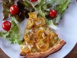 Tarte tomates cerise-poireau-camembert