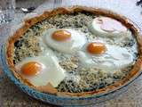 Tarte aux épinards et aux oeufs