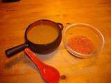 Soupe de lentilles  corail